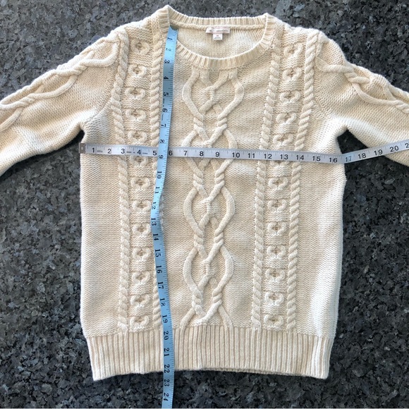 GAP Cream Fisherman Sweater - Picture 8 of 14